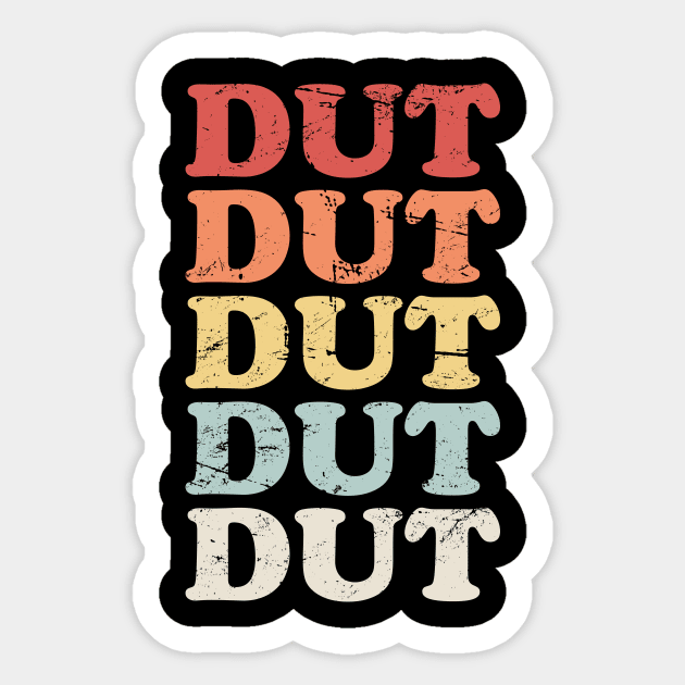 DUT | Retro Vintage Marching Band Drum Line Sticker by MeatMan